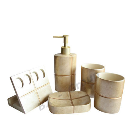 polyresin bathroom set